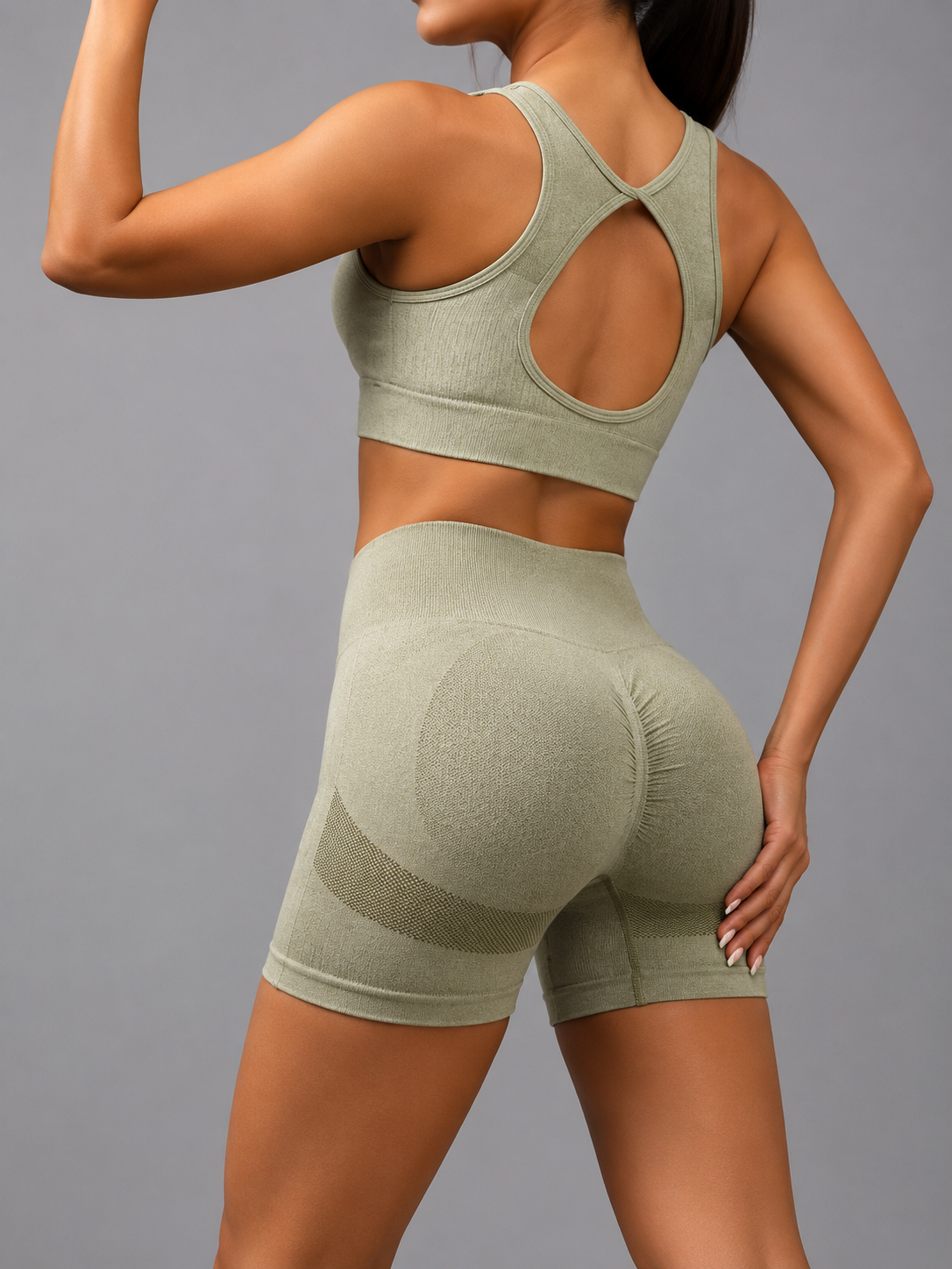 Yoga 2 piece set - Yoga Shorts Set Yoga Set  Workout